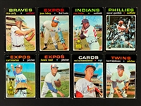 1971 Topps Signed Card Collection (63) (BAS)