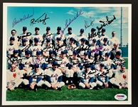 1969 New York Mets Team Signed 8x10 Photo Incl. Tom Seaver, Nolan Ryan, Yogi Berra (PSA/DNA) 24 Total SIgnatures