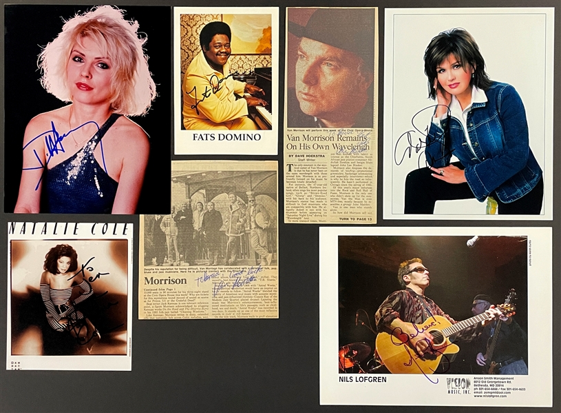 Rock and Roll Legends Signed Collection of 15 Incl. Van Morrison and Others (BAS)