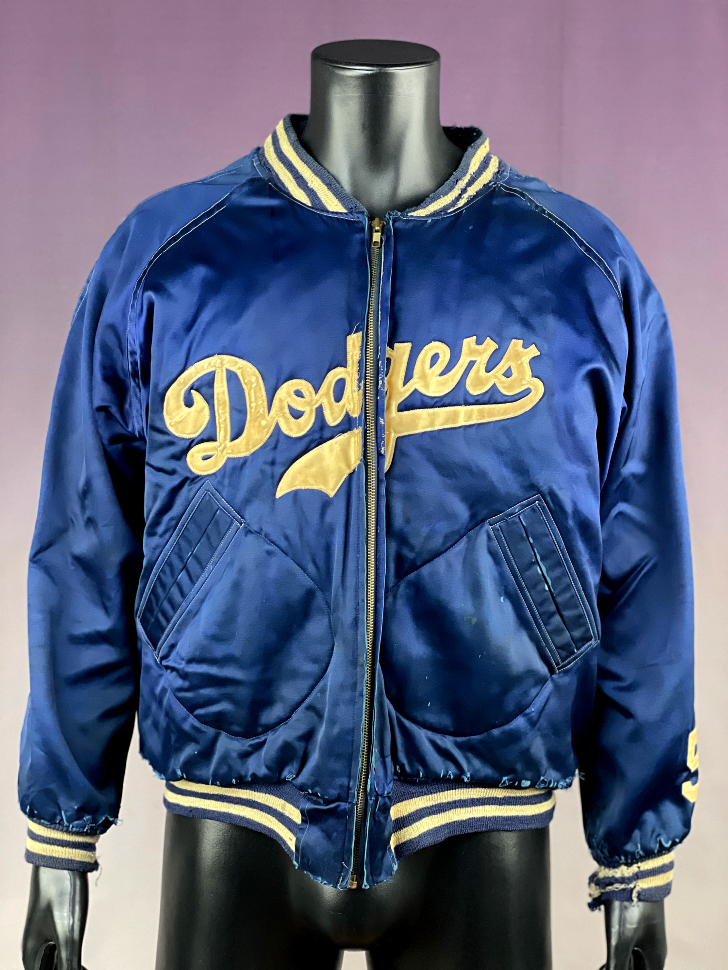 Lot Detail - 1955-56 Dixie Howell Brooklyn Dodgers Warm-Up Jacket
