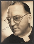 Father Flanagan (Boys Town Founder) Signed Studio Portrait (JSA)