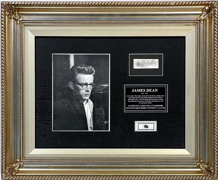 James Deans Fabric Swatch from Sport Coat Worn in <em>Rebel Without a Cause</em>