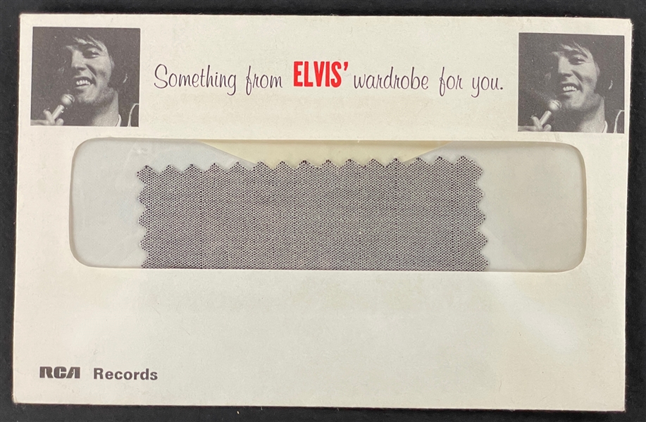 Elvis Presley Clothing Swatch from His 1971 LP <em>Elvis: The Other Sides – Elvis Worldwide Gold Award Hits Vol. 2</em>