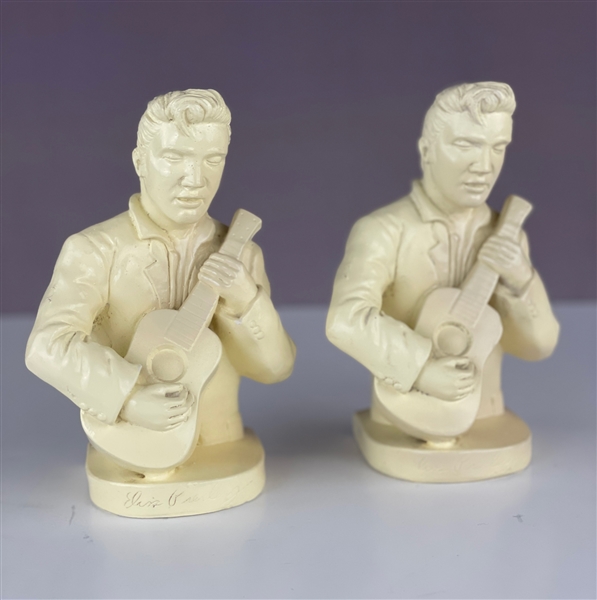 1956 Elvis Presley Enterprises Figural Bookends - High Condition Pair of Very Tough EPE Items