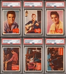 1956 Topps "Elvis Presley" Complete Set of Bubble Gum Cards (66) – Very Clean Higher Grade Set