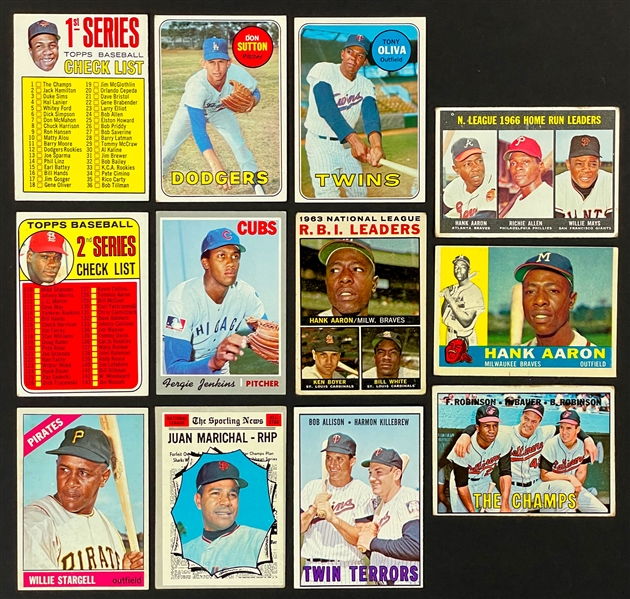 1960-1970 Topps Baseball Shoebox Collection of 468