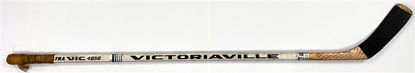 Bryan Trottier Game Used Victoriaville Hockey Stick - Hall of Famer - 6X Cup Winner