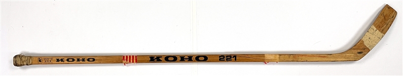 Keith Magnuson Game Used KOHO 221 Hockey Stick