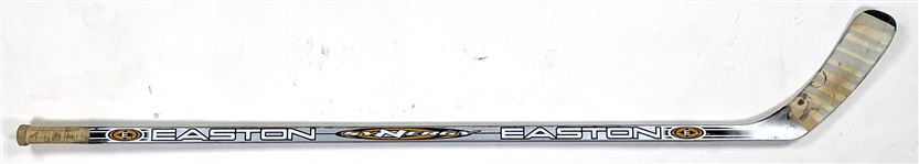 Phil Housley Game Used Easton Synergy Hockey Stick - Hall of Famer