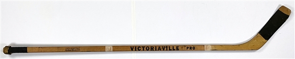 Frank Mahovlich 1960 Game Used Victoris ville Hockey Stick - Hall of Famer - 6X Cup Winner