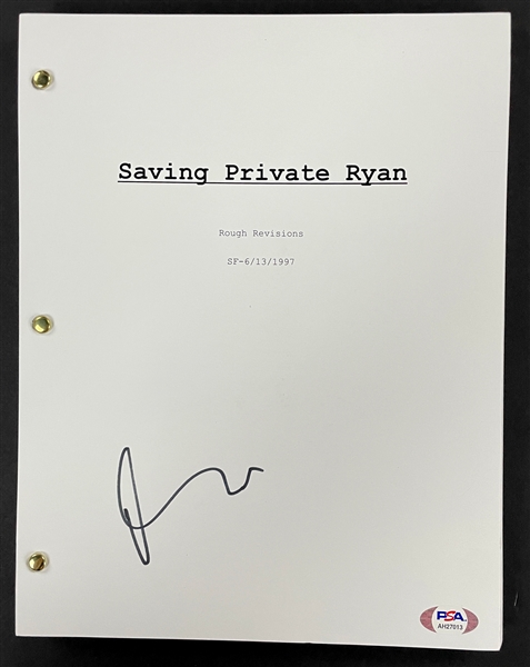 Matt Damon Signed Copy of <em>Saving Private Ryan</em> Script (PSA/DNA)