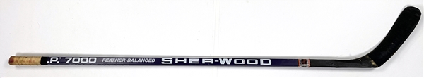 Martin Gélinas Game Used Sher-Wood 7000 Hockey Stick