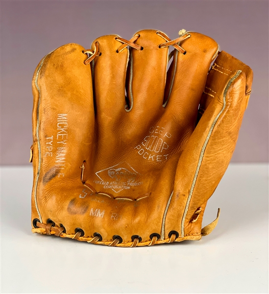 Lot Detail 1950 s BARCO Brand Mickey Mantle Store Model Glove Rare Off Brand