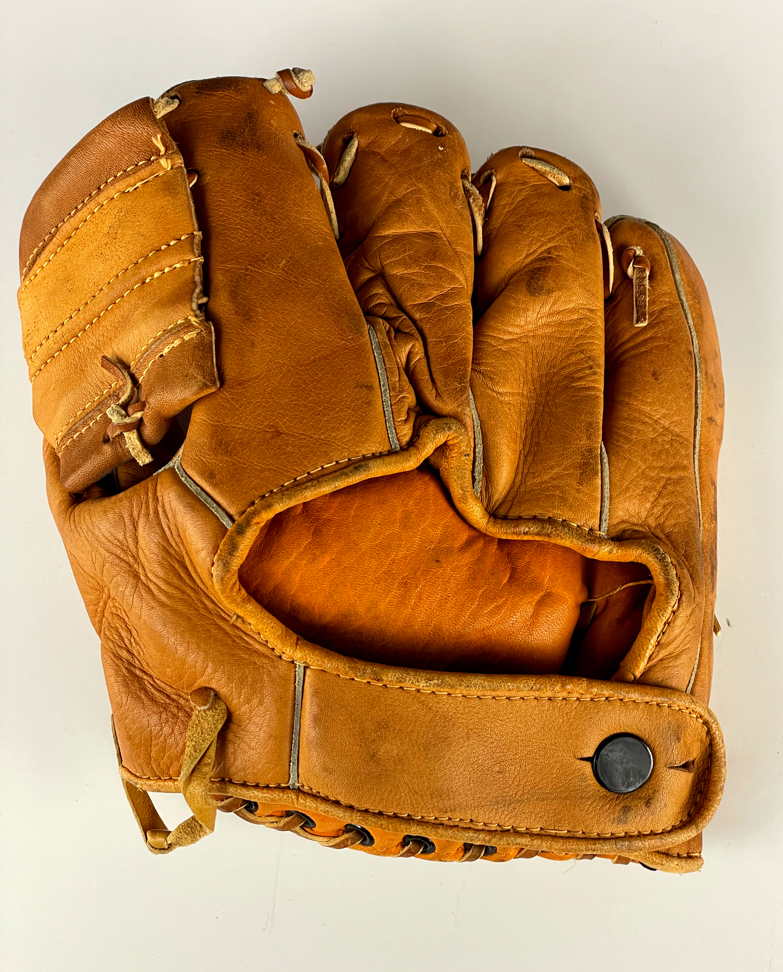 Lot Detail - 1950's BARCO Brand Mickey Mantle Store Model Glove - Rare  Off-Brand!
