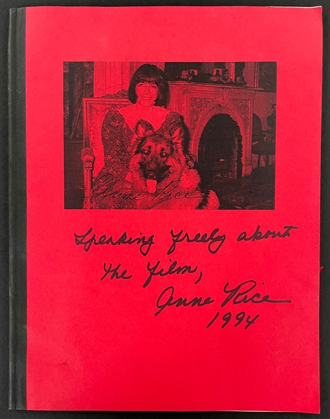 Anne Rice Signed <em>Interview with the Vampire</em> "Speaking Freely About the Film" Article (BAS)