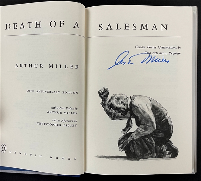 Arthur Miller Signed Hardcover <em>Death of a Salesman</em> (BAS)
