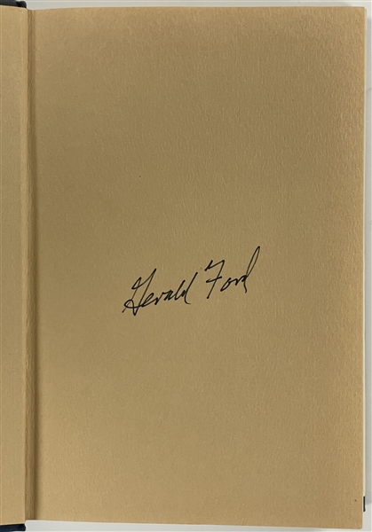 President Gerald Ford Signed Autobiography <em>A TIme To Heal</em>