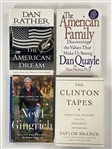 American Political Figures Signed Hardcover Book Collection of Four Incl. Dan Quayle, Newt Gingrich and Others (BAS)