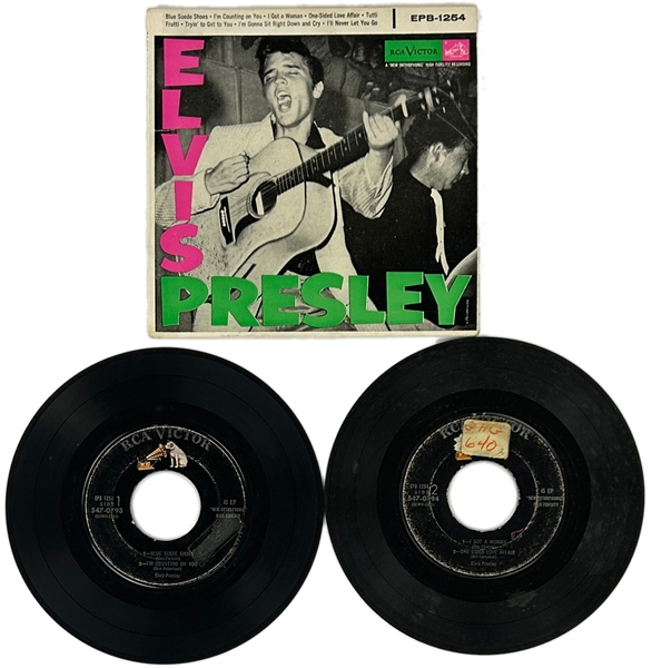1956 Elvis Presley RCA Victor Double EP Elvis Presley EPB-1254 – Indianapolis Pressing with Dust Jacket
