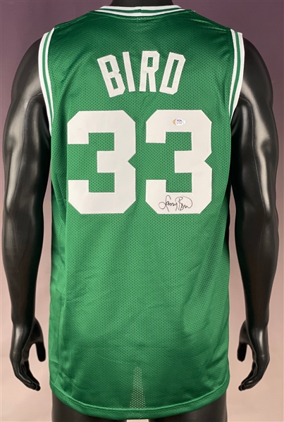 Larry Bird Signed Boston Celtics #33 "BIRD" Jersey (PSA/DNA)