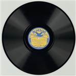 Coleman Hawkins Twice-Signed 1936 Bluebird 78 RPM Single "Tailspin Blues"