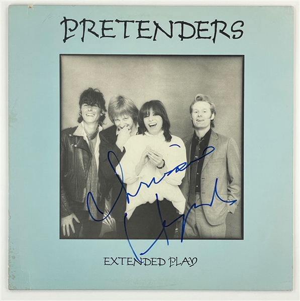 Chrissie Hynde Signed 1981 Pretenders EP <em>Extended Play</em> (BAS