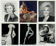 Hollywood Signed 8x10 Photo Collection of 18 Different (BAS) Incl. Jimmy Stewart, Mae West, Bruce Jenner and Others