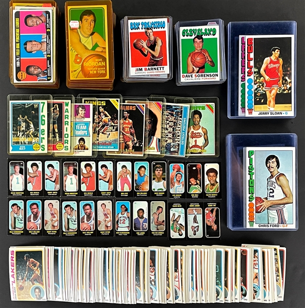 1969-1978 Topps Basketball Collection (324) Including 1978 Topps Near Set