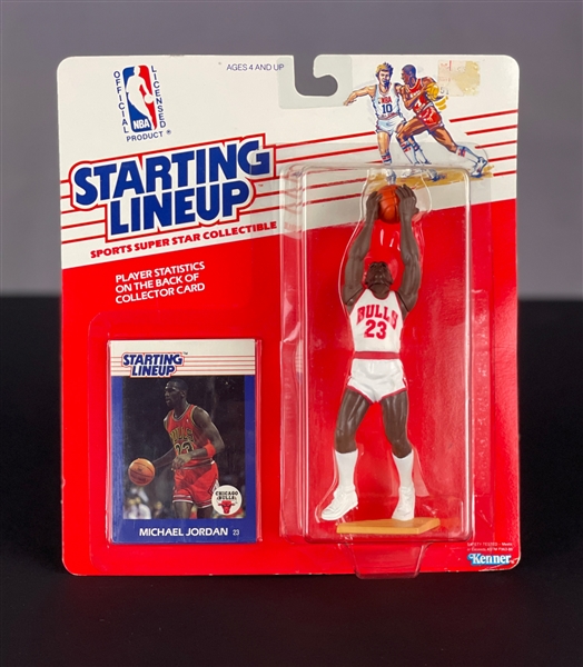 1988 Starting Lineup Basketball Michael Jordan Figure - High Grade Example