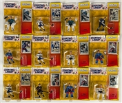 1994 Starting Lineup Hockey Complete Sets (20/20) and One Near Set (15/20) (48 Total Figures Plus 2 Kenner Shipping Cases)