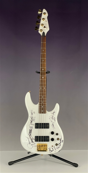 Fabulous Thunderbirds Band-Signed Bass Guitar Used to record "Tuff Enuff" (Studio Use Attribution Inscribed by Bassist Preston Hubbard) (BAS)