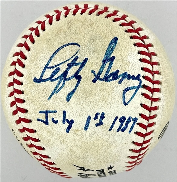 Lefty Gomez Single Signed Baseball (BAS)