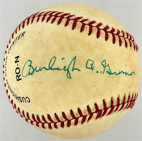 Burleigh Grimes  Single Signed Baseball (BAS)