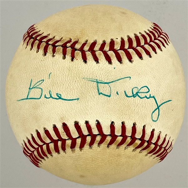 Bill Dickey Single Signed Baseball (BAS)