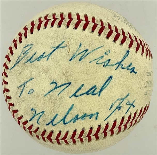 Nelson Fox Single Signed Baseball (BAS)