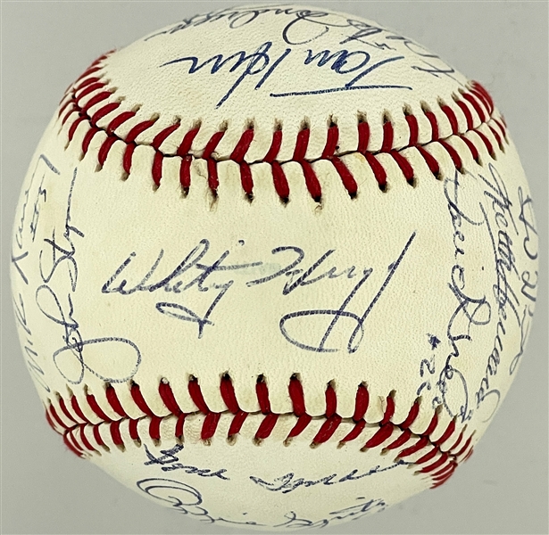 1982 World Series Champion St. Louis Cardinals Team Signed Baseball (23 Signatures) Incl. Ozzie Smith, Bruce Sutter and White Herzog (BAS)