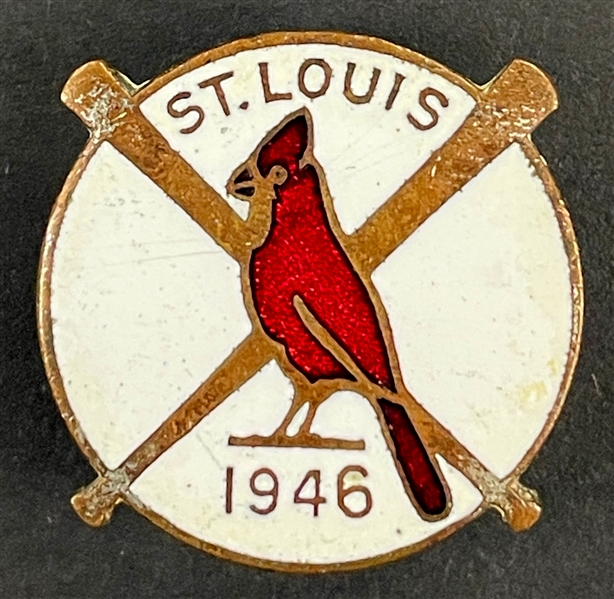 1946 St. Louis Cardinals World Series Press Pin