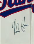 Nolan Ryan Signed Texas Rangers Rawlings Game Issued Specs Jersey in Framed Display (Beckett)