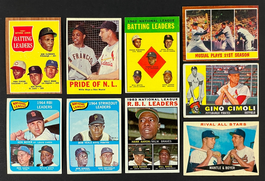 1952-1972 Topps St. Louis Cardinals Team Set Collection of 600+ Cards