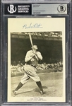 Babe Ruth Signed 1947 Ford Motor Company Photo (Encapsulated by Beckett Authentic)