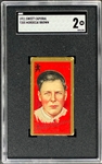 1911 T205 Gold Border Sweet Caporal Mordecai Brown - SGC GD 2