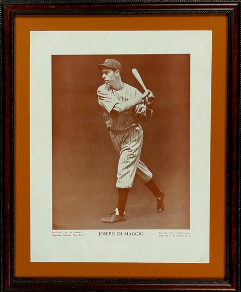 1940s Joe DiMaggio <em>Baseball Magazine</em> Premium - Charles Conlon Image