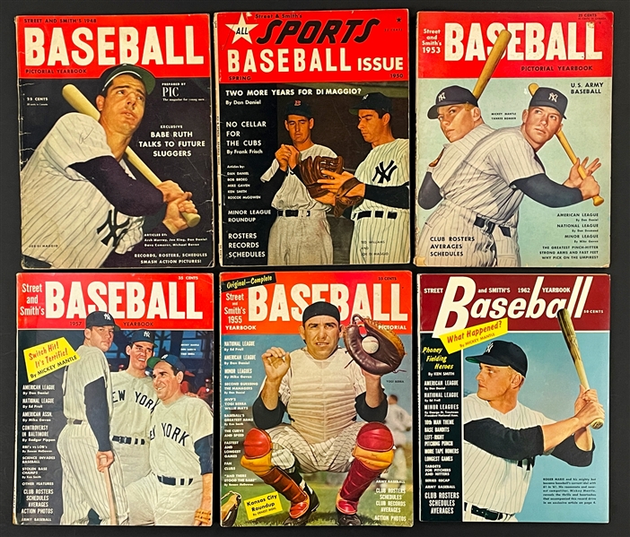 1941 -1969 <em>Street and Smiths Baseball Yearbook</em> Complete Run of 29