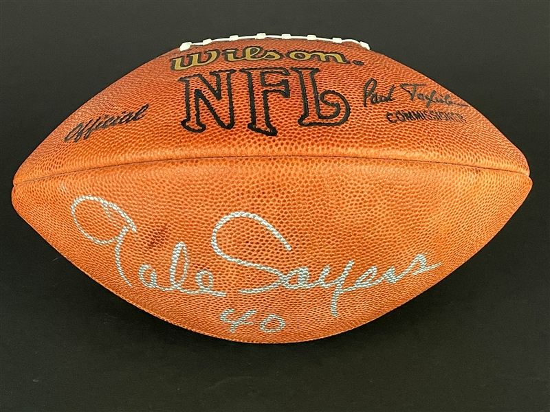 Gale Sayers Signed Football (Beckett)