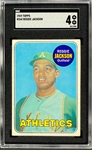 1969 Topps #260 Reggie Jackson Rookie Card - SGC VG-EX 4