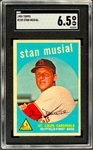 1959 Topps #150 Stan Musial - SGC EX-NM+ 6.5