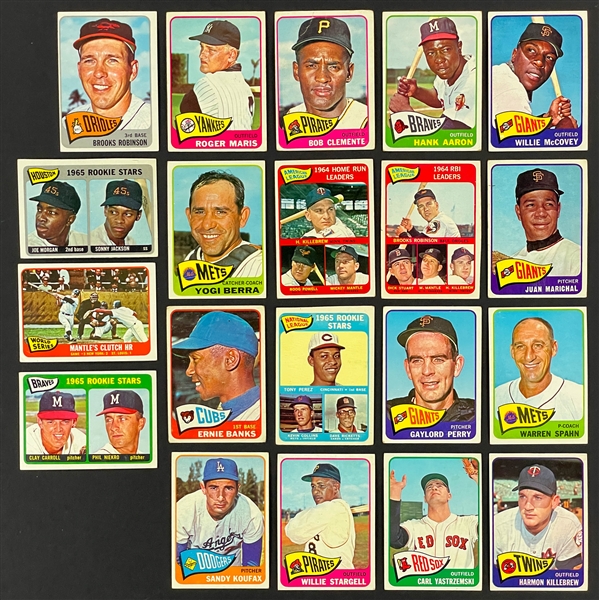 1965 Topps Baseball Partial Set (350/598)