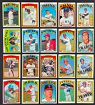 1972 Topps Baseball Complete Set (787) Plus 77 Duplicates (864 Total Cards)