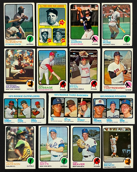 1973 Topps Baseball Complete Set (660) Plus 259 Duplicates (919 Total Cards!)