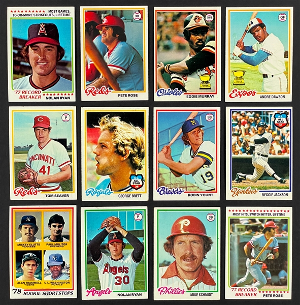 1978 Topps Baseball Complete (726)